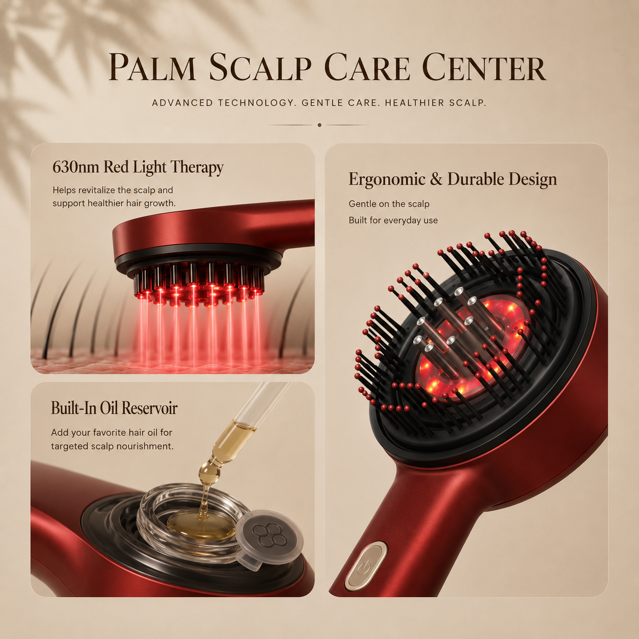 Red Light Massage Comb
